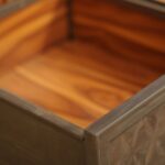 King Bed with Box Storage  CNC design Matte finish - Image 8