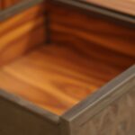 King Bed with Box Storage  CNC design Matte finish - Image 9