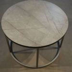 White Laminated Round Table - Image 3