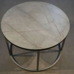White Laminated Round Table - Image 4