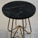 Round Table with Metal Frame