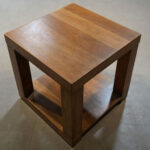 Natural Shade Flat Top End Table