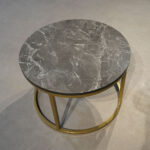 Gray Laminated Round Table