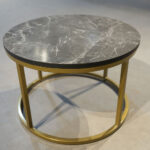 Gray Laminated Round Table - Image 2