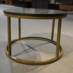 Gray Laminated Round Table - Image 3