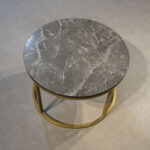 Gray Laminated Round Table - Image 4